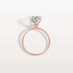 Double Hidden Halo Promise Ring with 3CT Pear Lab Grown Diamond - Rings