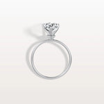 Double Hidden Halo Promise Ring with 3CT Pear Lab Grown Diamond - Rings