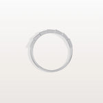 Lab Grown Diamond Stackable Ring in 14K Gold/Platinum - Viper Design - Rings