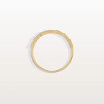 Lab Grown Diamond Stackable Ring in 14K Gold/Platinum - Viper Design - Rings