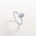 1CT Oval Lab Grown Diamond Hidden Halo Engagement Ring - Rings