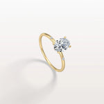 1CT Oval Lab Grown Diamond Hidden Halo Engagement Ring - Rings