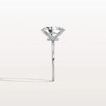 3CT Oval Lab Grown Diamond Hidden Halo Engagement Ring - Rings