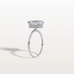 2CT Emerald Cut Lab Grown Diamond Engagement Ring - Rings