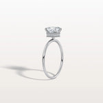 1CT Asscher Cut Lab Grown Diamond Ring With Basket Setting - Rings