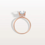 2CT Asscher Cut Lab Grown Diamond Ring With Basket Setting - Rings