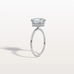 2CT Asscher Cut Lab Grown Diamond Ring With Basket Setting - Rings