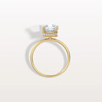 2CT Asscher Cut Lab Grown Diamond Ring With Basket Setting - Rings