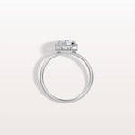 Hexagon Bezel Solitaire Round Lab Diamond Ring - Rings