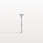 Minimalist Solitaire Bezel Set Round Lab Grown Diamond Ring - Rings