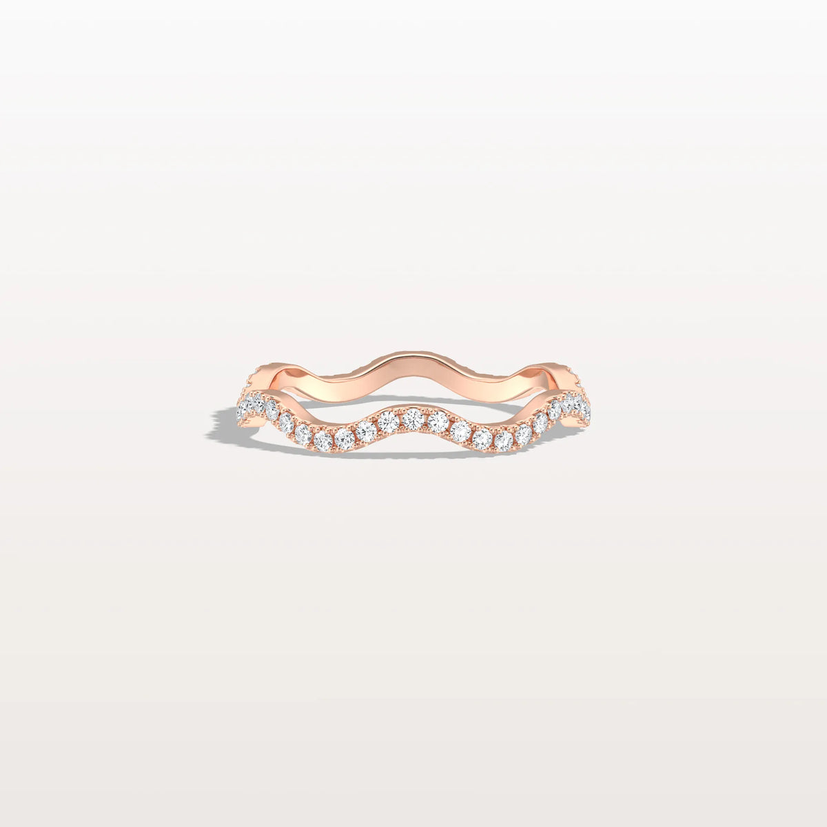 Twisted Pave Eternity Lab Grown Diamond Band - Rings