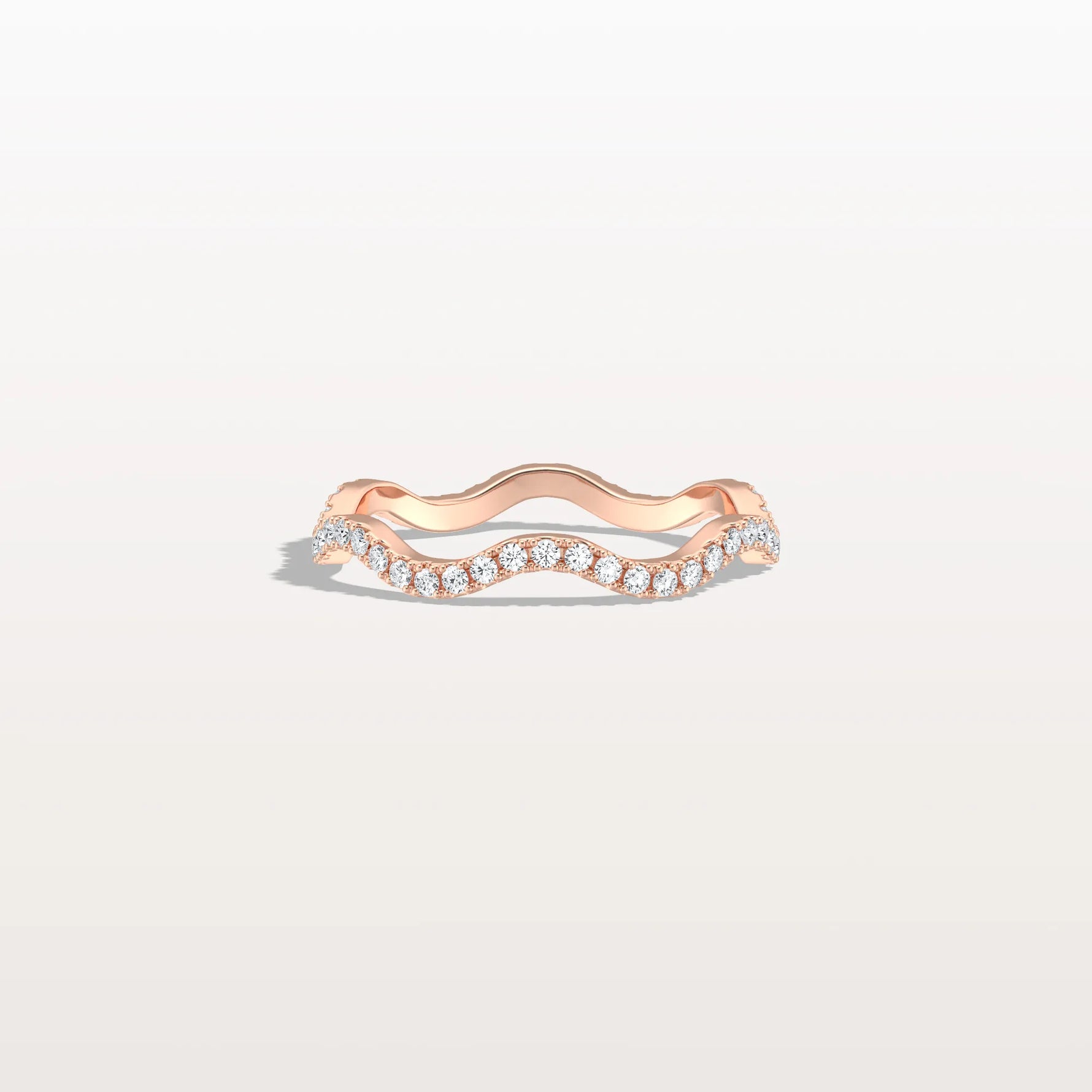 Twisted Pave Eternity Lab Grown Diamond Band - Rings