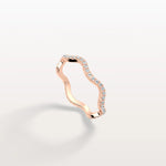 Twisted Pave Eternity Lab Grown Diamond Band - Rings