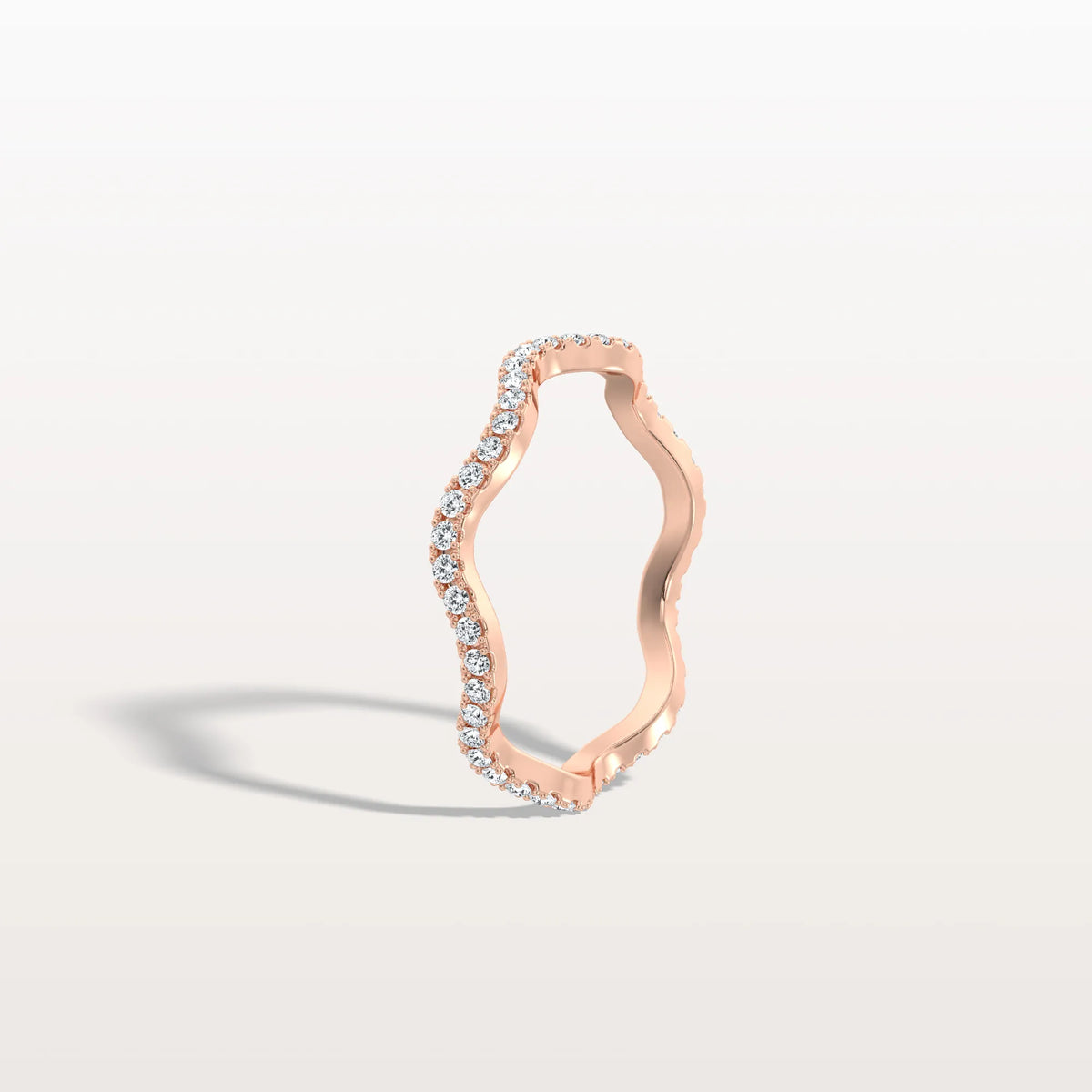 Twisted Pave Eternity Lab Grown Diamond Band - Rings
