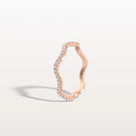 Twisted Pave Eternity Lab Grown Diamond Band - Rings