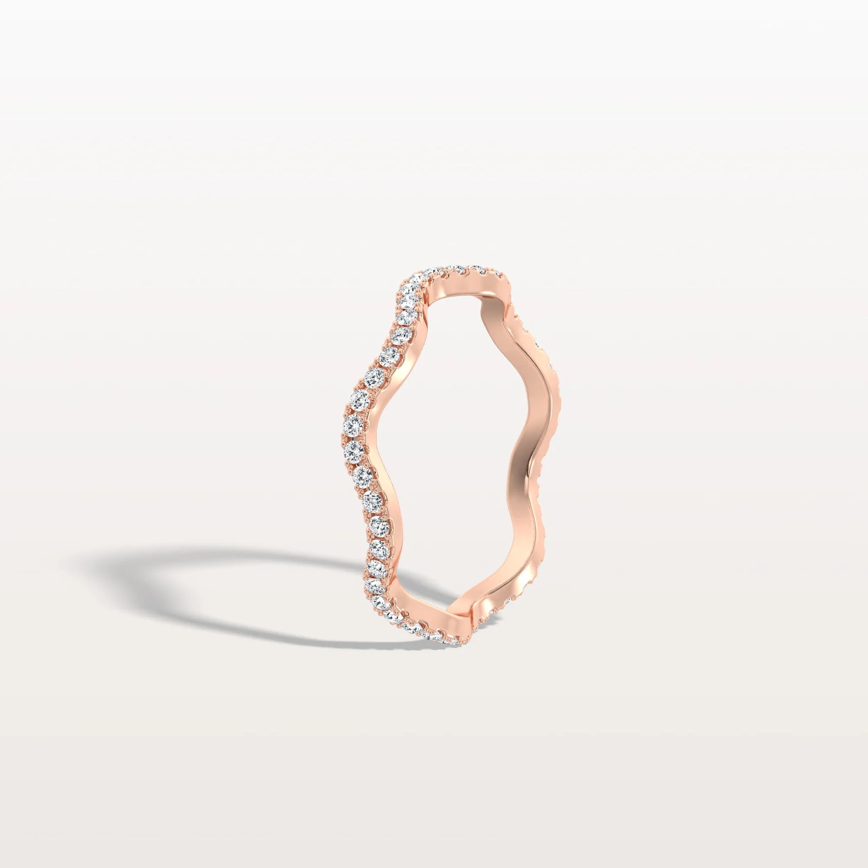 Twisted Pave Eternity Lab Grown Diamond Band - Rings