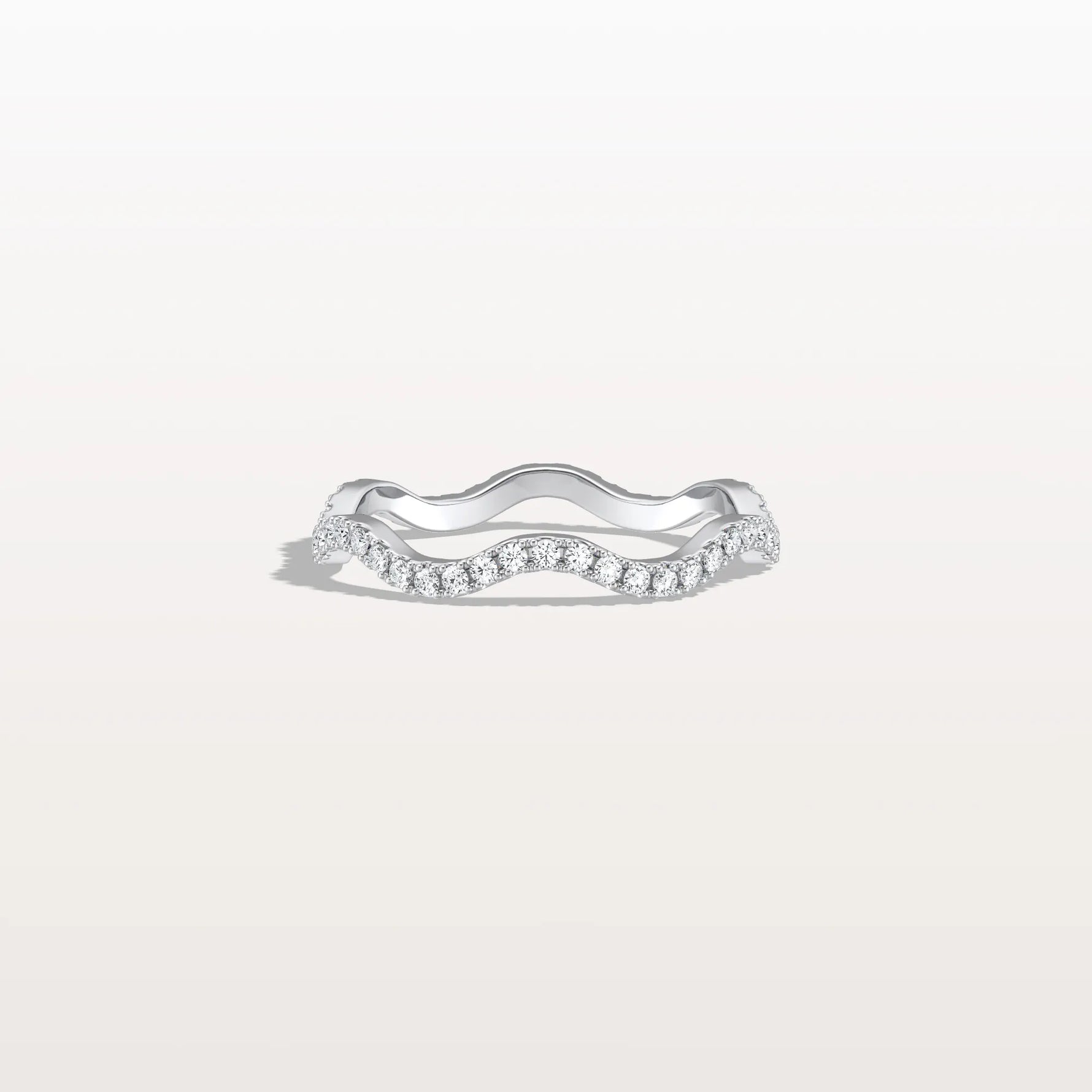 Twisted Pave Eternity Lab Grown Diamond Band - Rings