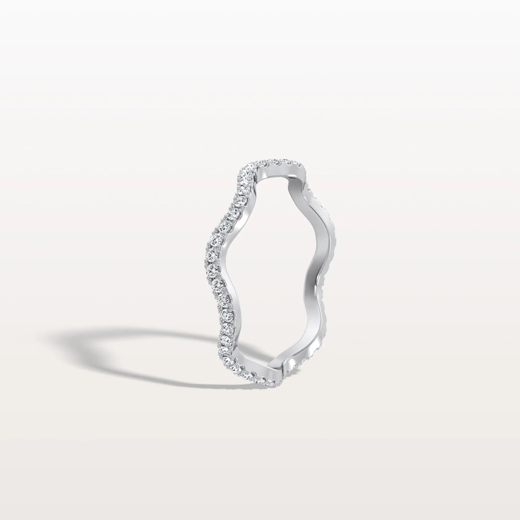 Twisted Pave Eternity Lab Grown Diamond Band - Rings