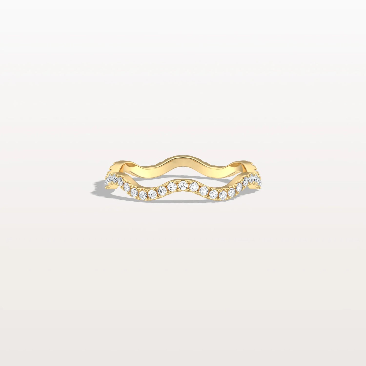 Twisted Pave Eternity Lab Grown Diamond Band - Rings