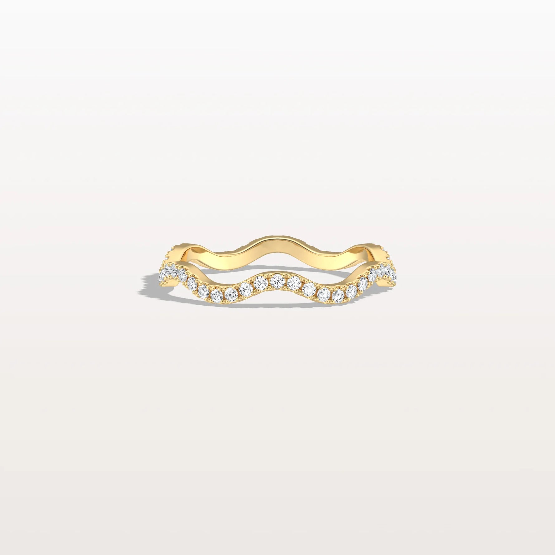 Twisted Pave Eternity Lab Grown Diamond Band - Rings