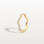 Twisted Pave Eternity Lab Grown Diamond Band - Rings