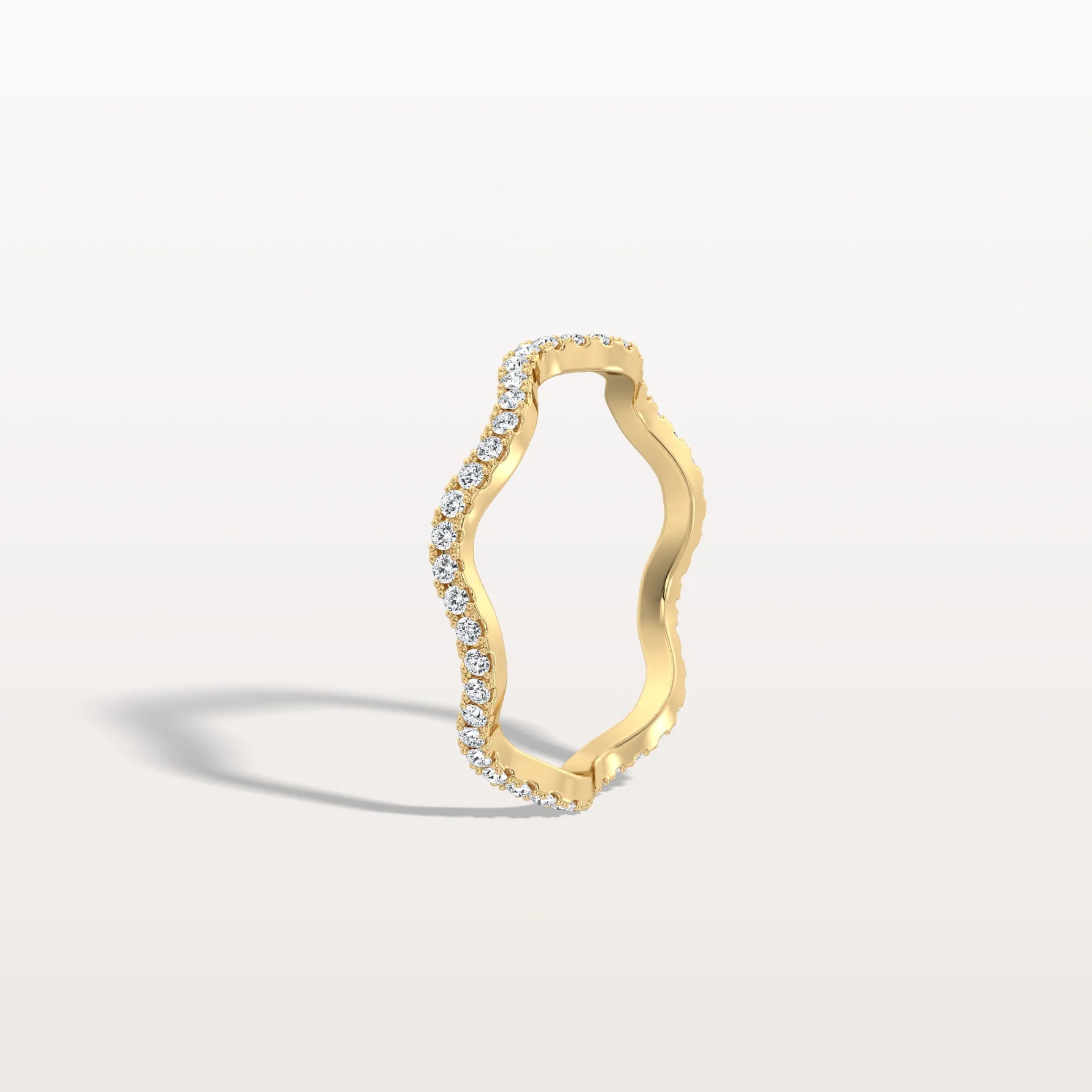 Twisted Pave Eternity Lab Grown Diamond Band - Rings