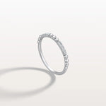 Milligram Pave Lab Grown Diamond Stackable Ring - Rings