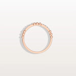 Milligram Pave Lab Grown Diamond Stackable Ring - Rings