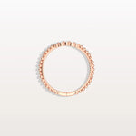 Minimalist Bead Accent Lab Grown Diamond Ring - Rings