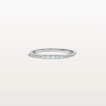 Minimalist Bead Accent Lab Grown Diamond Ring - Rings