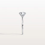 2CT Round Lab Grown Diamond Ring In 14K Gold - Rings