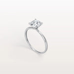 2CT Round Lab Grown Diamond Ring In 14K Gold - Rings