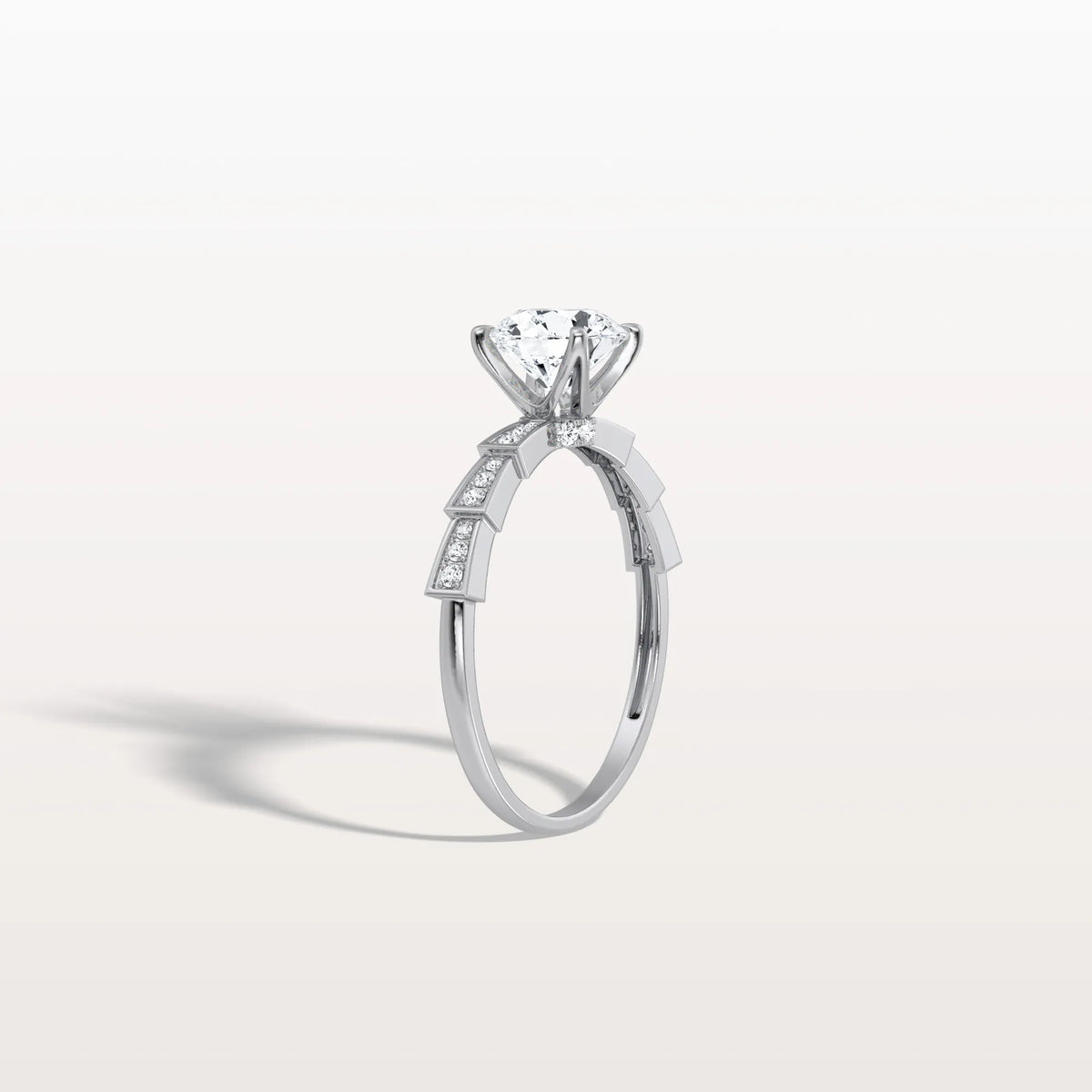 1CT Hidden Halo Lab Diamond Ring - Fashion,Pave - Rings