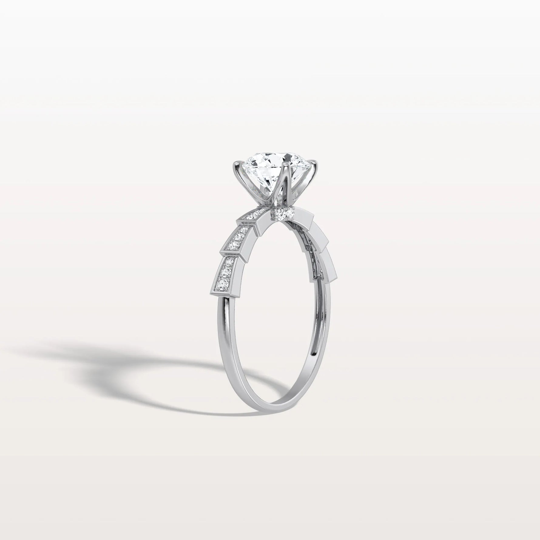 1CT Hidden Halo Lab Diamond Ring - Fashion,Pave - Rings