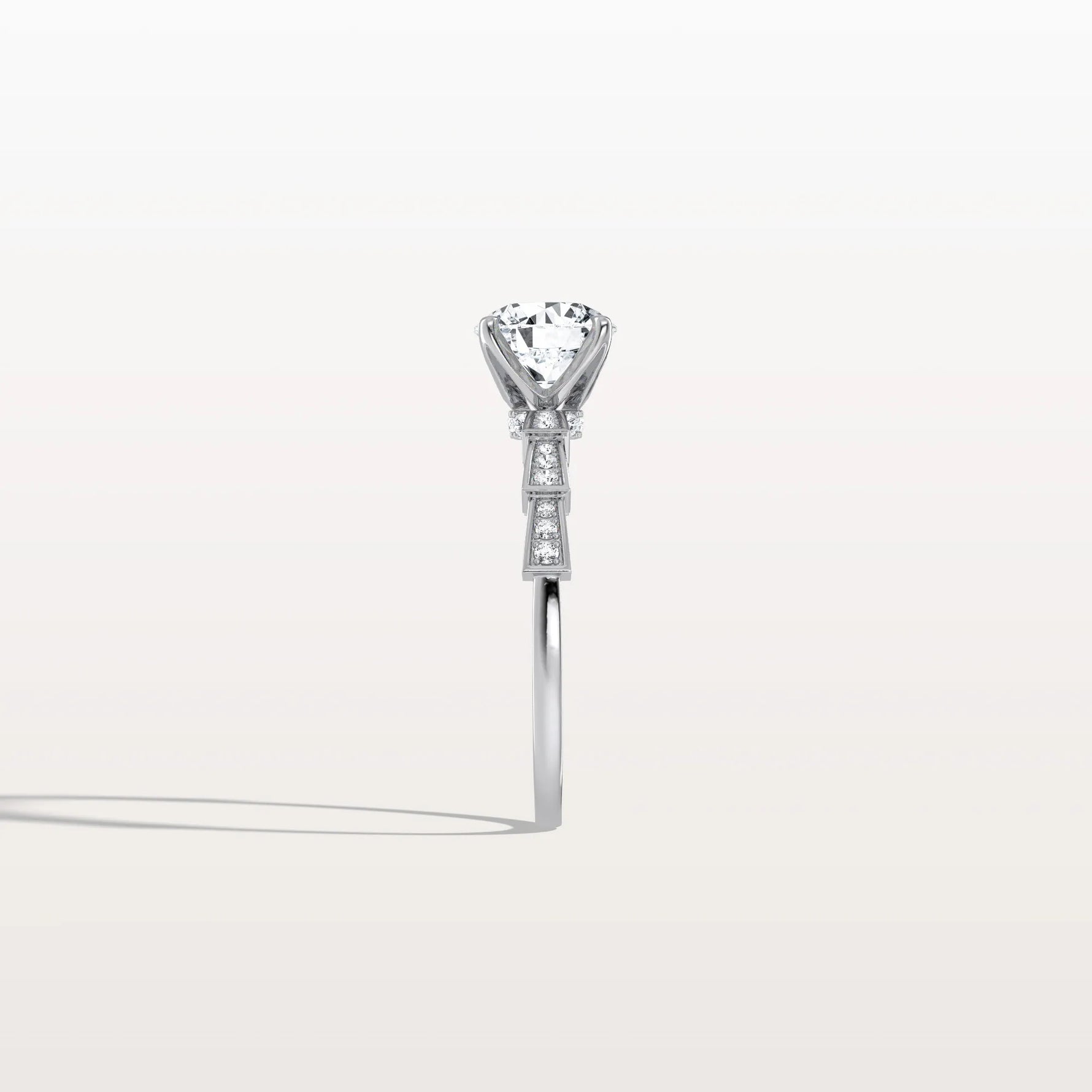 1CT Hidden Halo Lab Diamond Ring - Fashion,Pave - Rings
