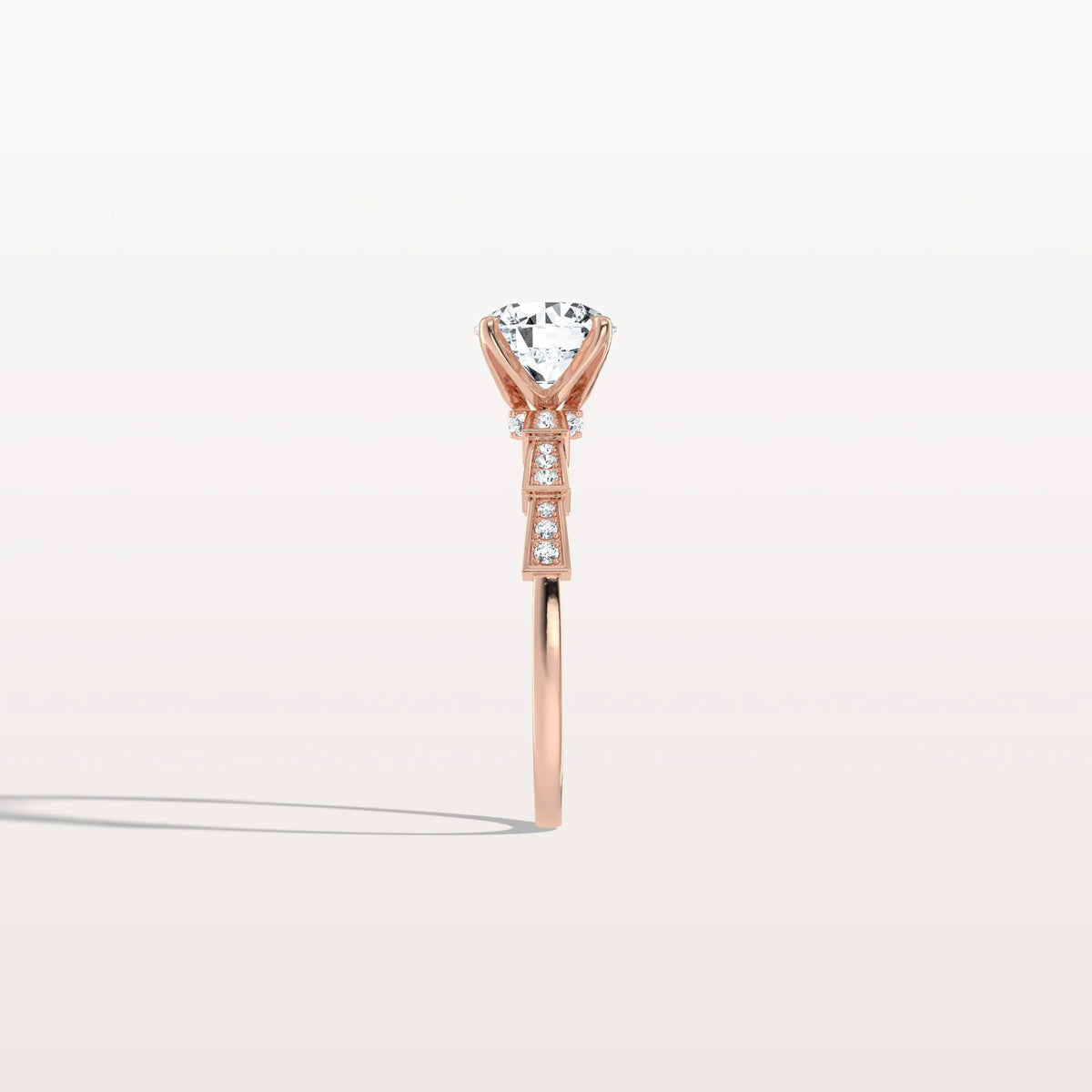 1CT Hidden Halo Lab Diamond Ring - Fashion,Pave - Rings