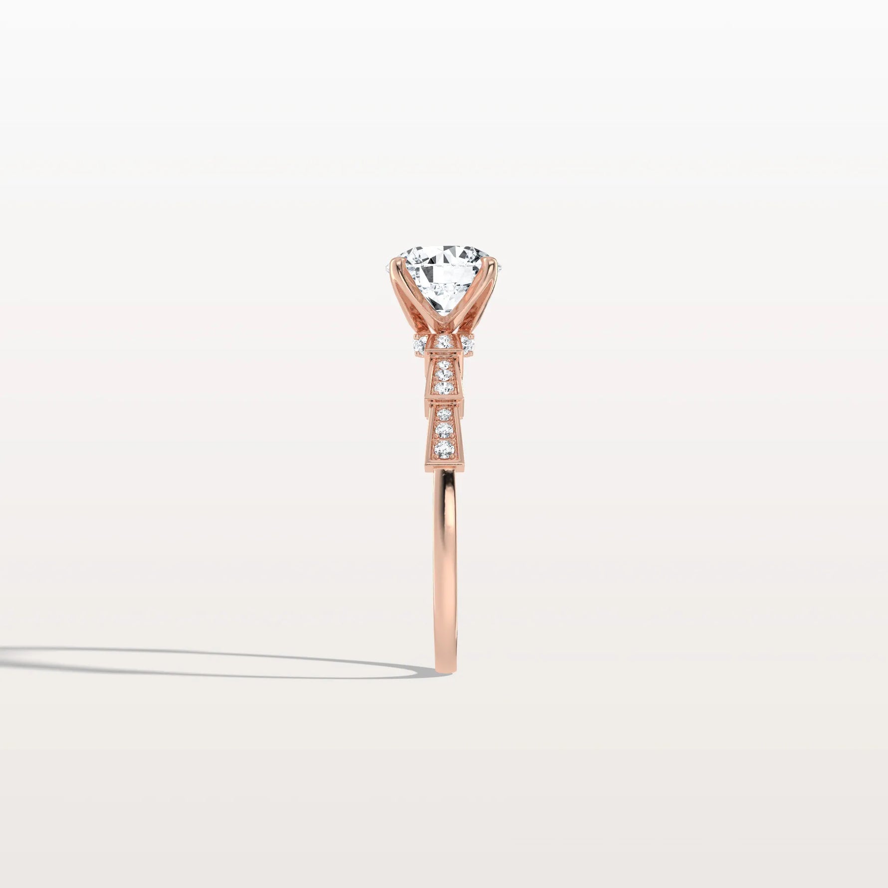 1CT Hidden Halo Lab Diamond Ring - Fashion,Pave - Rings
