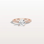 1CT Hidden Halo Lab Diamond Ring - Fashion,Pave - Rings
