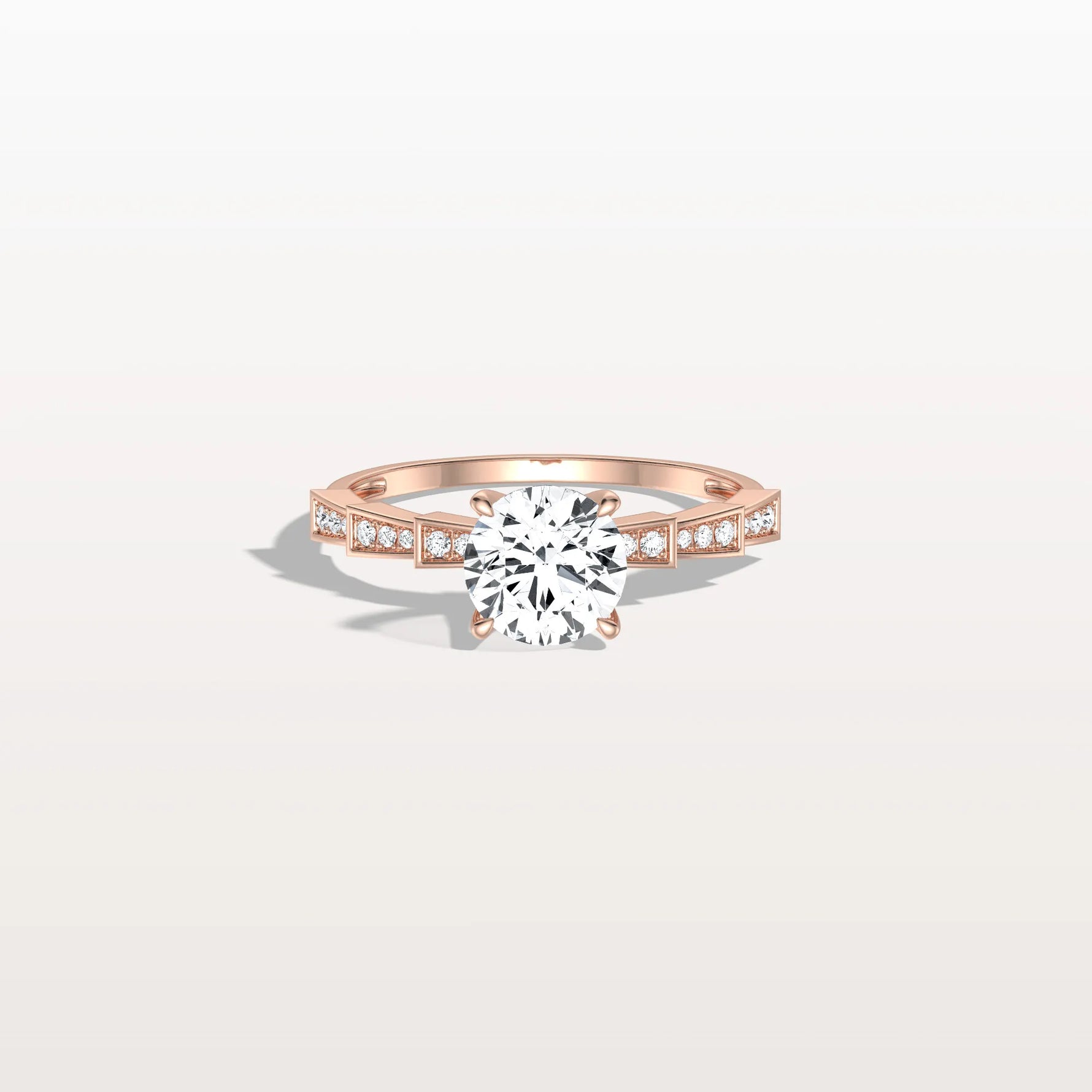 1CT Hidden Halo Lab Diamond Ring - Fashion,Pave - Rings