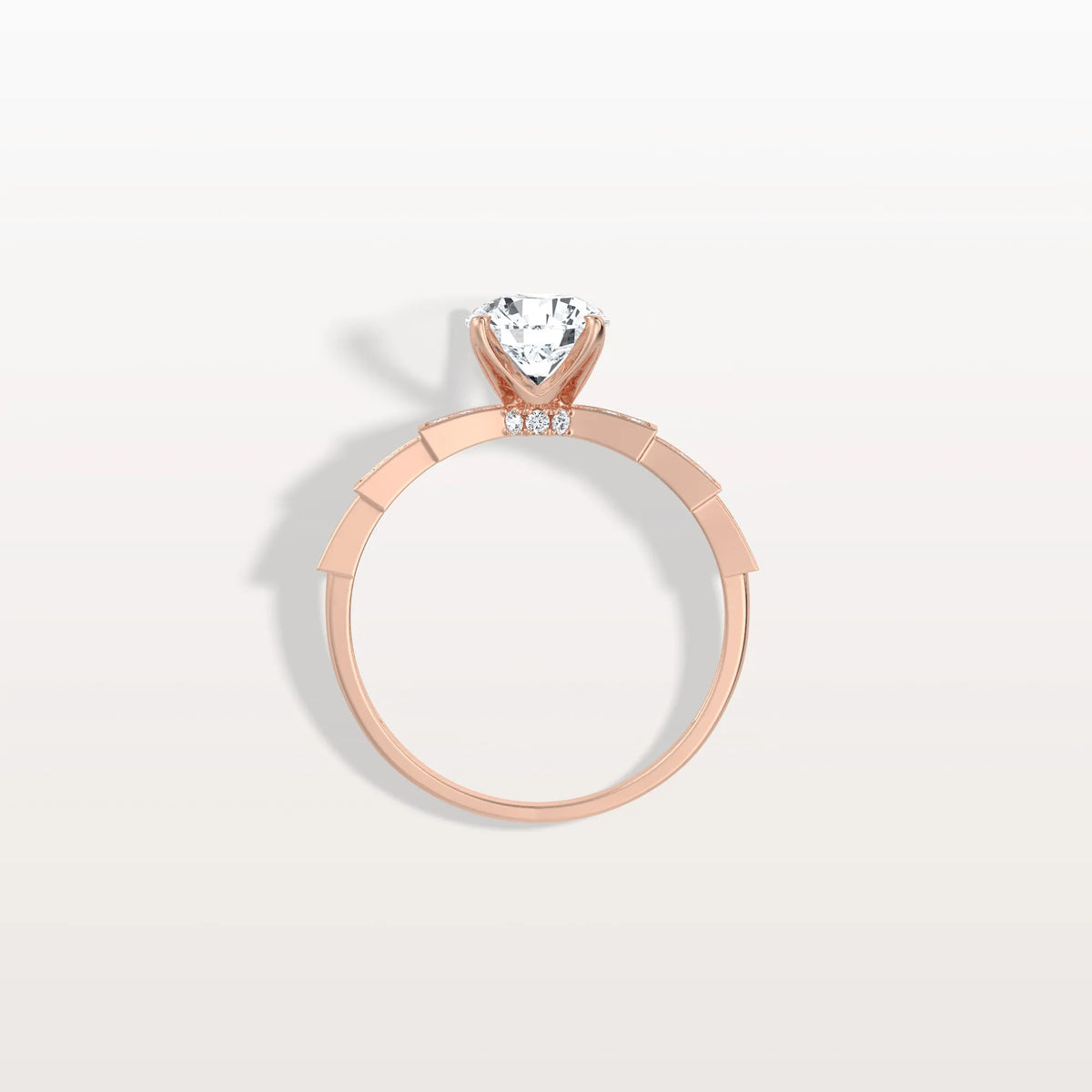 1CT Hidden Halo Lab Diamond Ring - Fashion,Pave - Rings