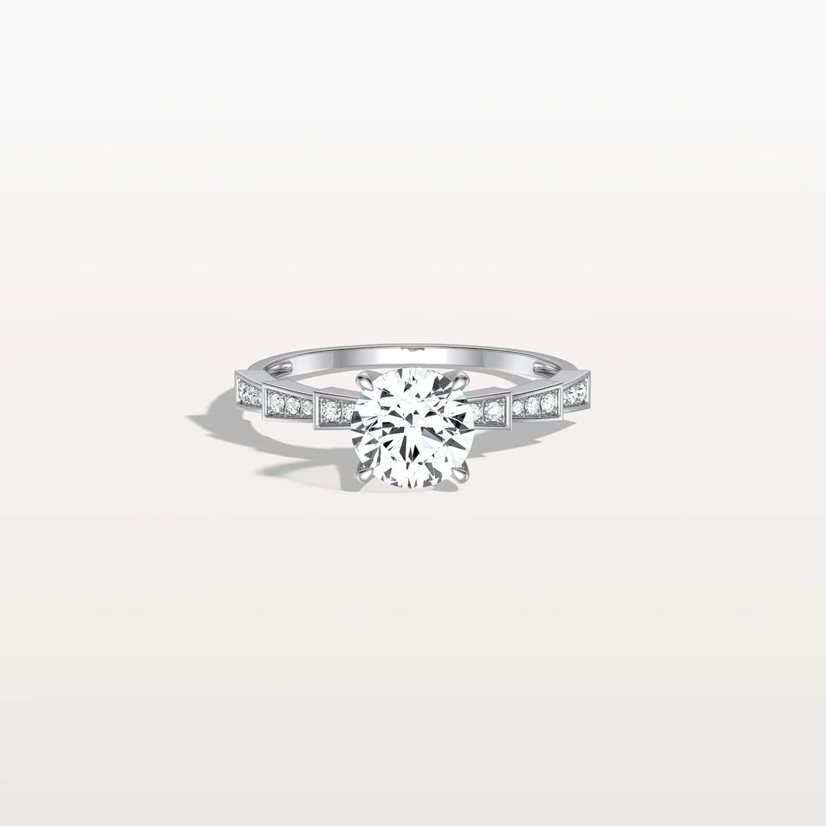1CT Hidden Halo Lab Diamond Ring - Fashion,Pave - Rings