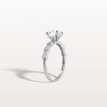 1CT Hidden Halo Lab Diamond Ring - Fashion,Pave - Rings
