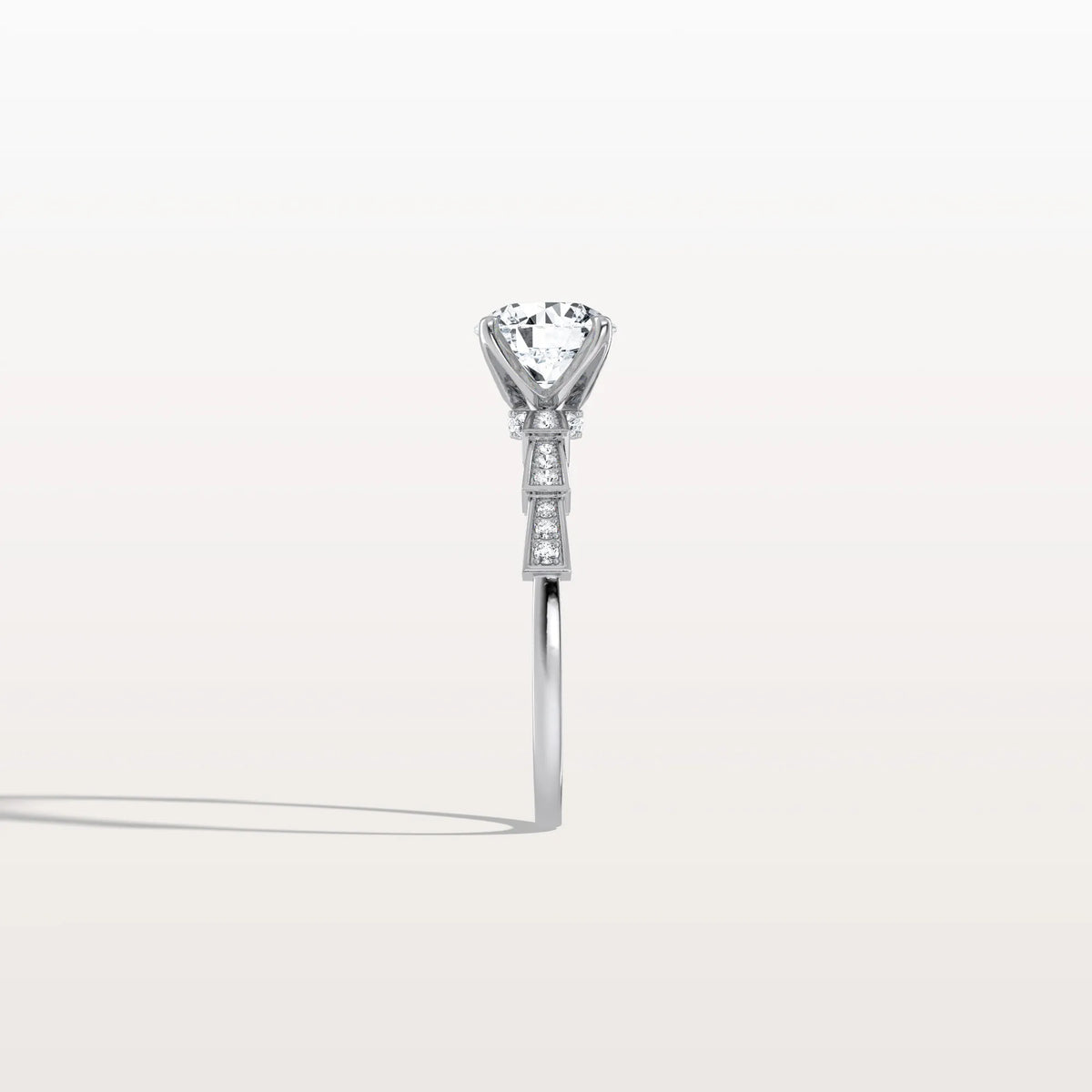 1CT Hidden Halo Lab Diamond Ring - Fashion,Pave - Rings