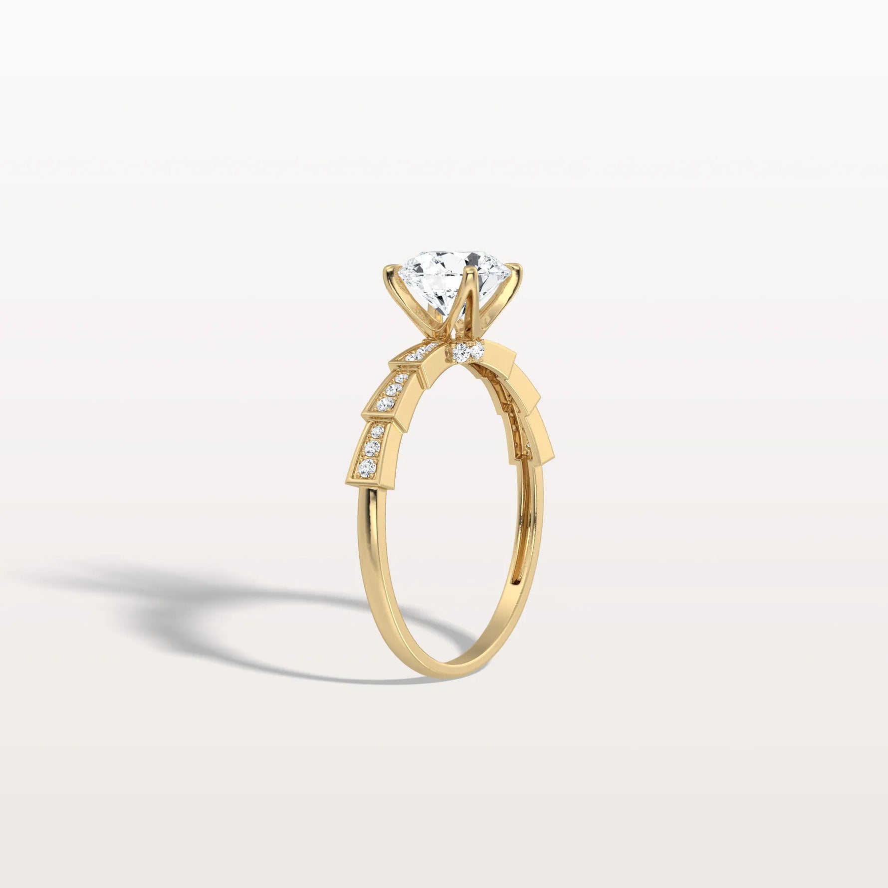 1CT Hidden Halo Lab Diamond Ring - Fashion,Pave - Rings