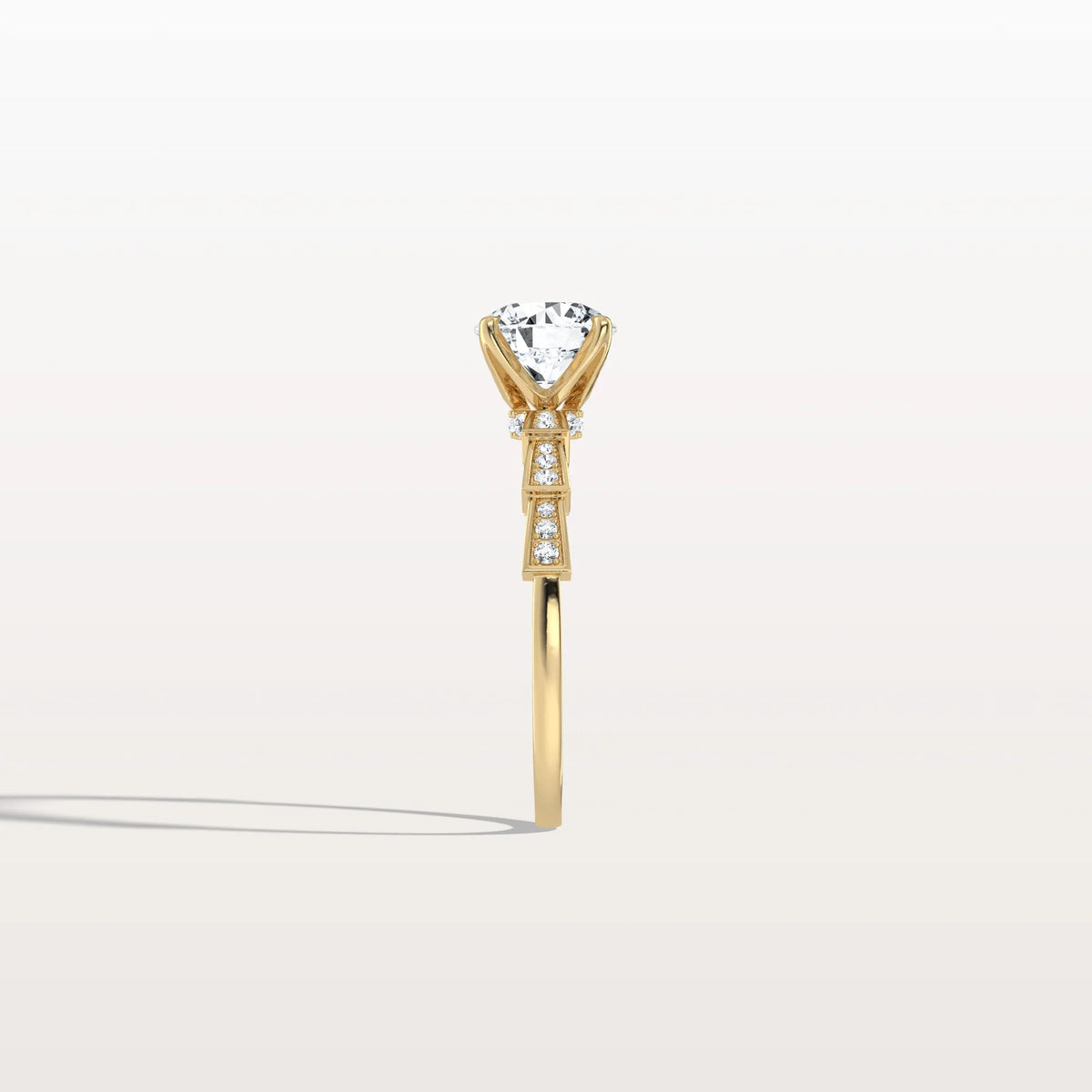 1CT Hidden Halo Lab Diamond Ring - Fashion,Pave - Rings
