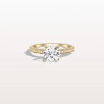 1CT Hidden Halo Lab Diamond Ring - Fashion,Pave - Rings