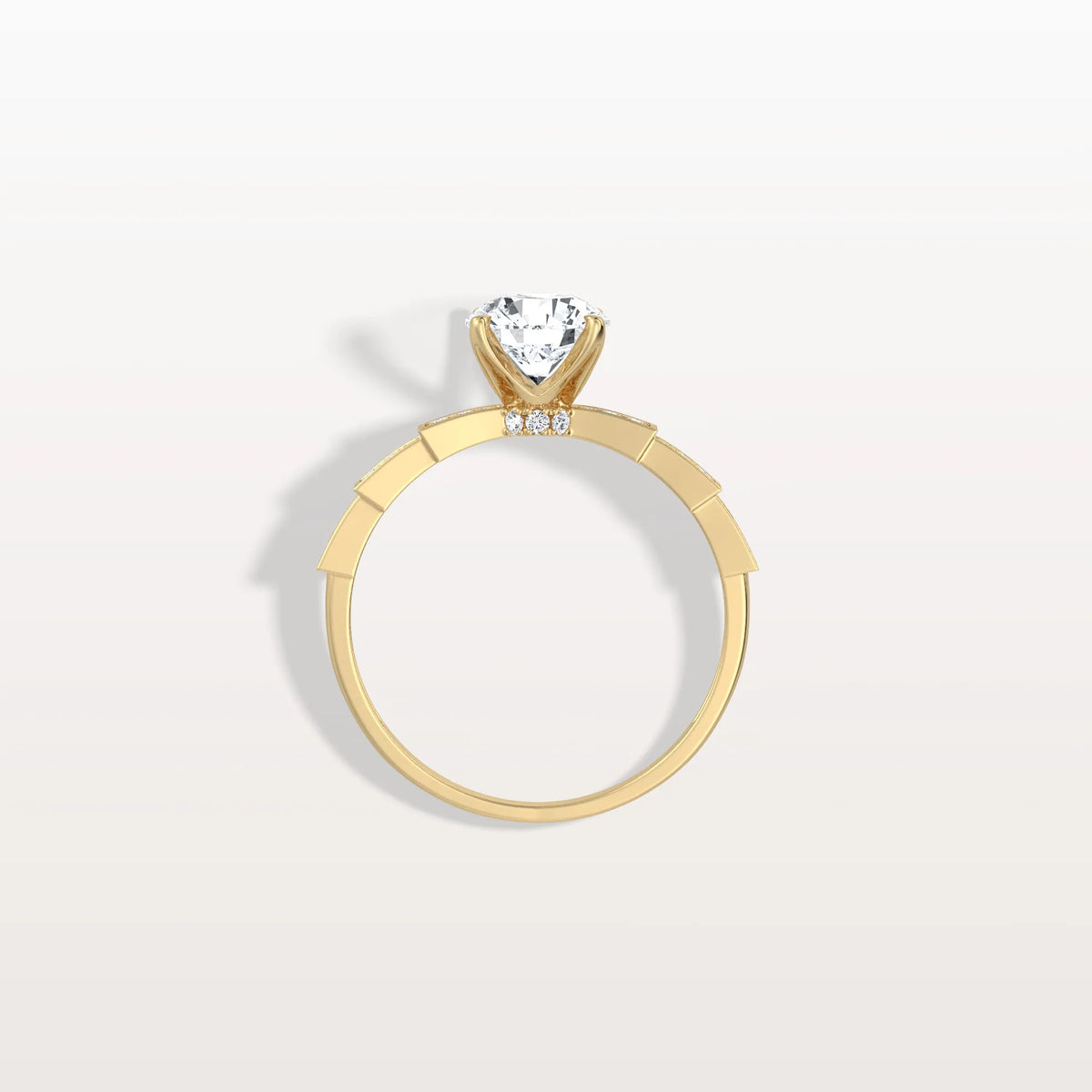 1CT Hidden Halo Lab Diamond Ring - Fashion,Pave - Rings