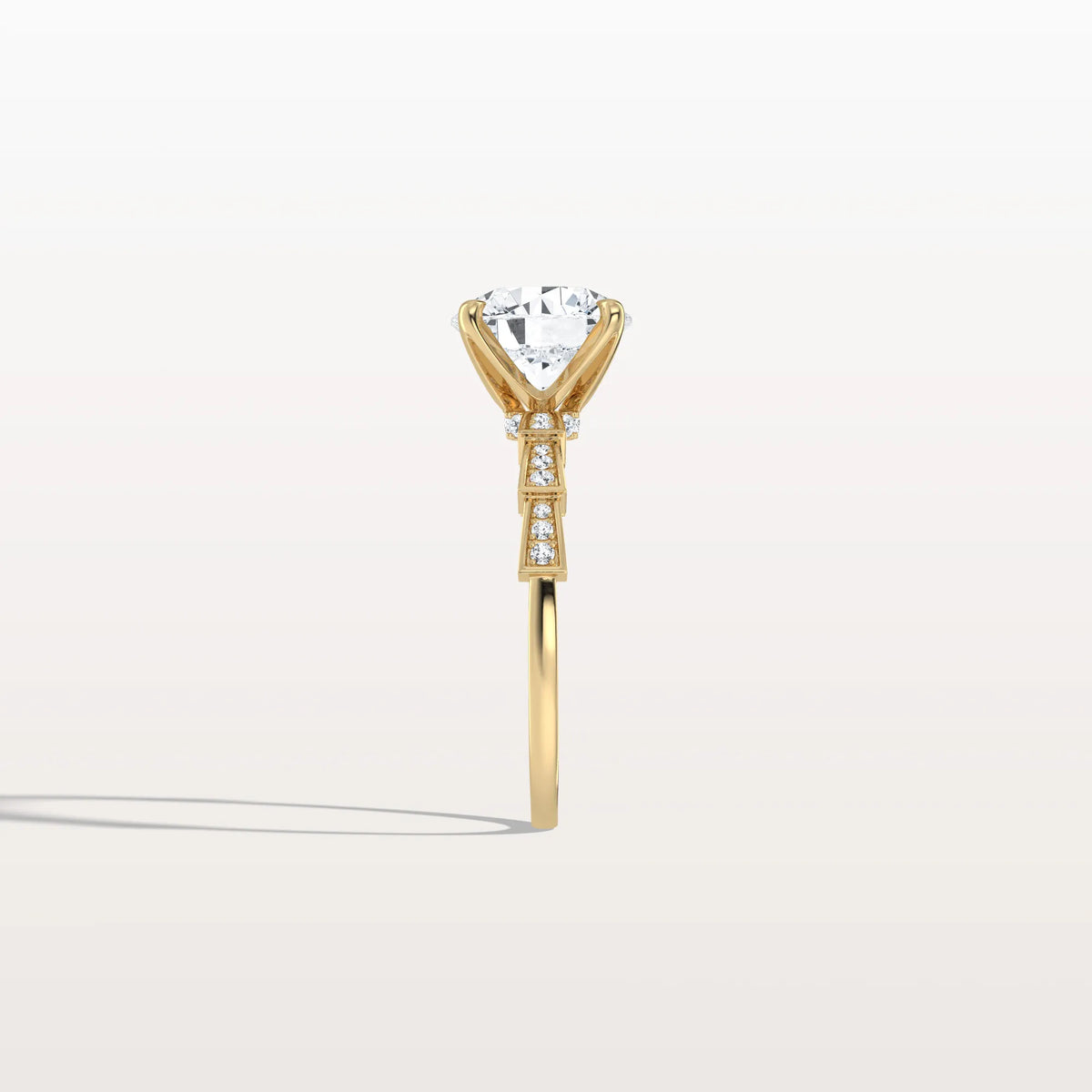 2CT Hidden Halo Lab Diamond Ring - Fashion,Pave - Rings