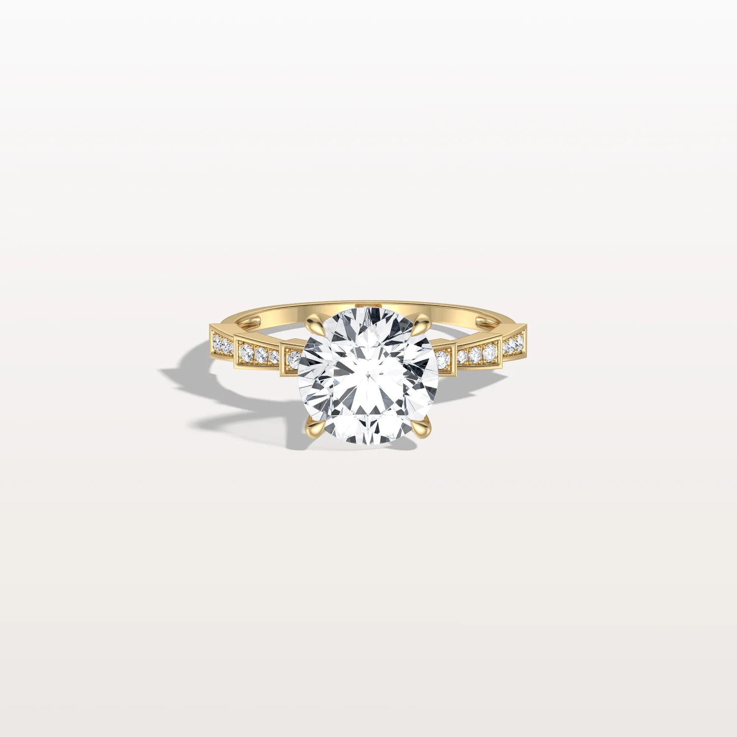 2CT Hidden Halo Lab Diamond Ring - Fashion,Pave - Rings