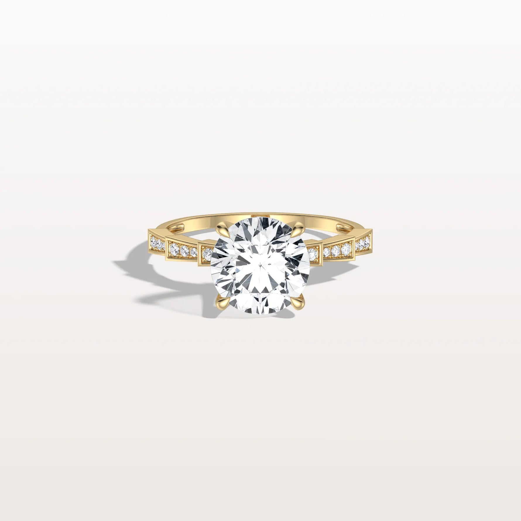 2CT Hidden Halo Lab Diamond Ring - Fashion,Pave - Rings